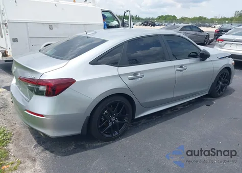 2025 Honda Civic Sport из США, поврежденный, VIN 2HGFE2F5XSH534505